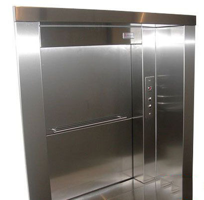 250kg 300kg Residential Dumbwaiter 304  Stainless Steel Cabin By-Parting Door For Restraurant