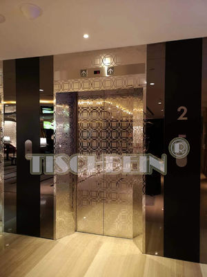 450-2500kg Photosensor Door Fire Rated Passenger Elevator 1.75m/s With Machine Room EN81 Code For Hotel Residential Bld