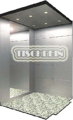 630kg 800kg 1000kg Traction Passenger Elevator 1.75m/S With Mirror Etching Finish For Hotel Shopping Mall