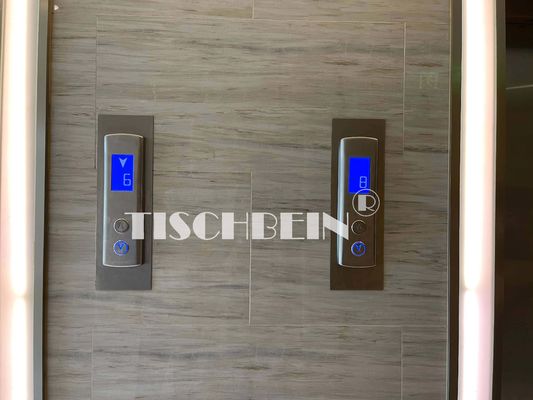 1.0m/s Traction MRL Passenger Elevator With Front And Rear Door For Shopping Center Office Building Residential Building