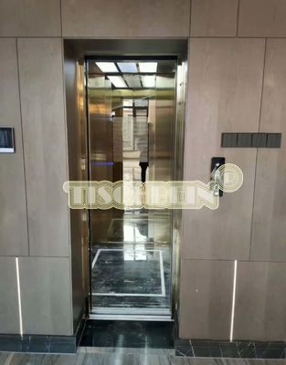 1.0m/S 1.5m/S Commercial Passenger Lifts 450kg-2000kg PVC Floor For Shopping Center Office Building