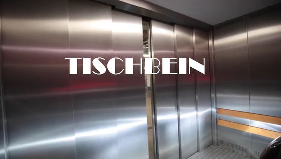 304 St St Machine Room Office Automobile Elevator 10,000kg Big Load 4-6 Door Panels Center Opening Telescopic Opening