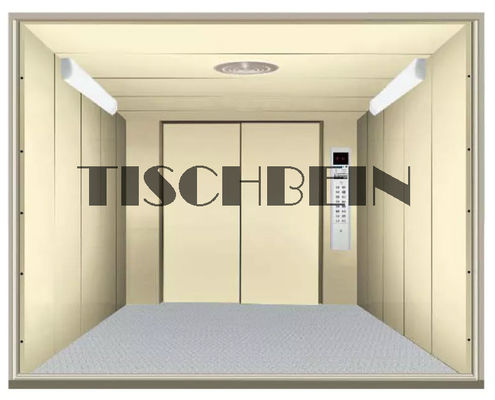 1000kg 2000kg 3000kg 5000kg Commercial Cargo Elevator 1.0m/s Speed Painted Steel Cabin Wall 2400mm Cabin Height