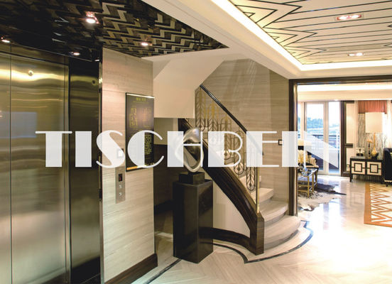 1000kg 1250kg 1.75m/S Machine Roomless Passenger Lifts Touchable COP Granit Marble Floor For Residential Building Hotel