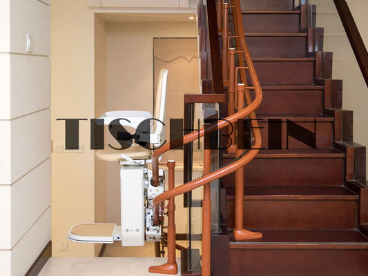 Government Office Wheelchair Lift 250kg Curcled Guide Rail Barrier-free Equipment For the Elderly Or Disabled Persons